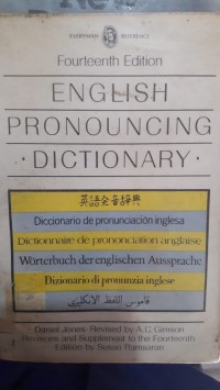 English Pronouncing dictionary